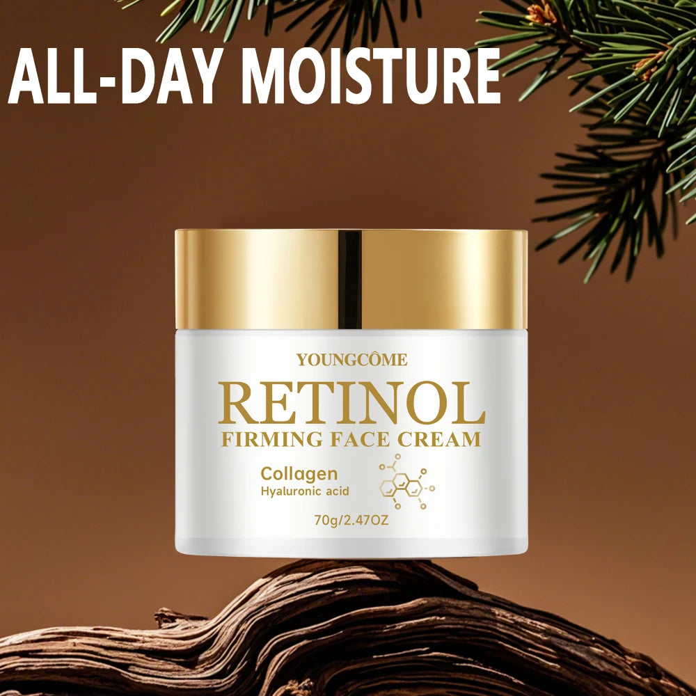  Retinol Firming Face Cream Moisturiser Facial Anti Aging Smooth Skin Repair Fade Fine Line Wrinkle Remover Face Cream