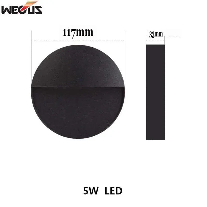 LED Stair Light Recessed Wall Light Wall Sconce Outdoor LED Stairs Light Aluminum Step Lights Staircase Lighting