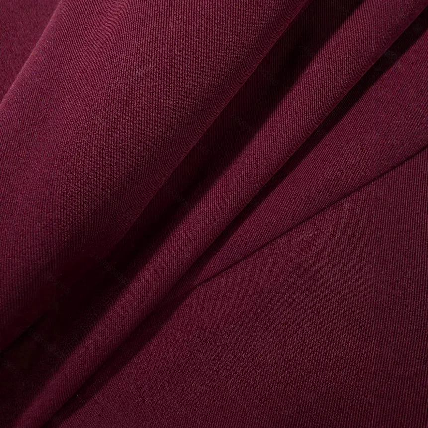 KIDCRKJ Elegant Women Spring Suit Coat Burgundy Cinched Waist Lapel Collar Slim Female Blazer Coat Instagram-Style Lady Jacket