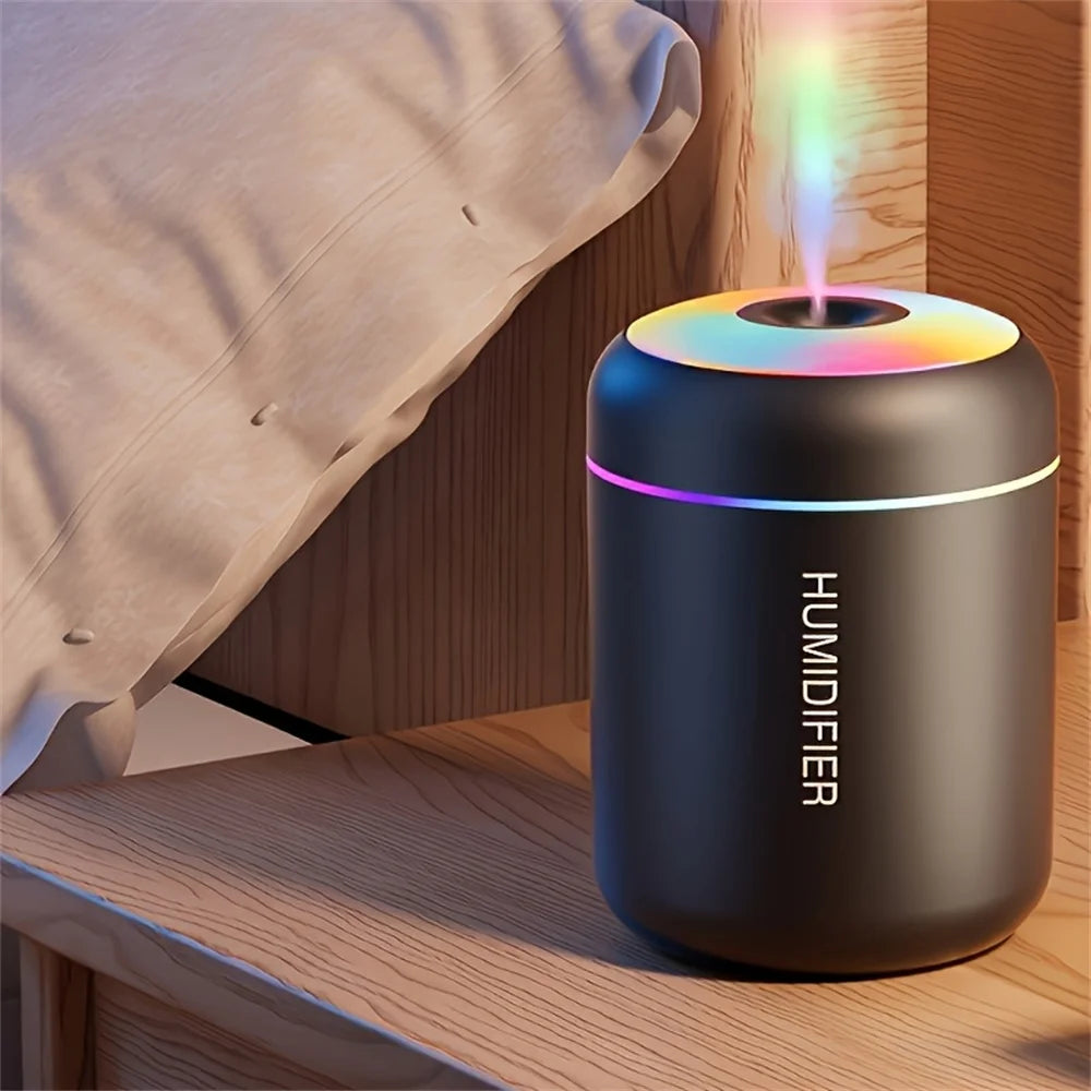 Air Humidifier Aromatic Diffuser Aromatherapy Spray Lamp Suitable for Automotive Household Bedroom Colorful Atmosphere Lights