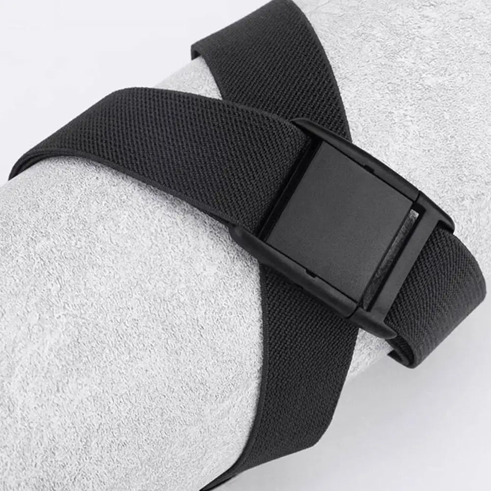 Unisex Invisible Elastic Stretch Belt No Show Flat Buckle Waistband for Jeans Dresses Men Women Adjustable Comfort Casual Belts