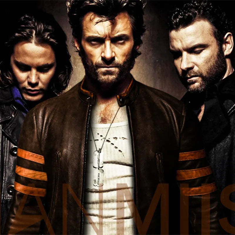 High-end Brand Men's Zipper Leather Jacket Wolverine Casual PU Leather Locomotive Coat Logan Bomber Jacket Slim Coats Size M-5XL