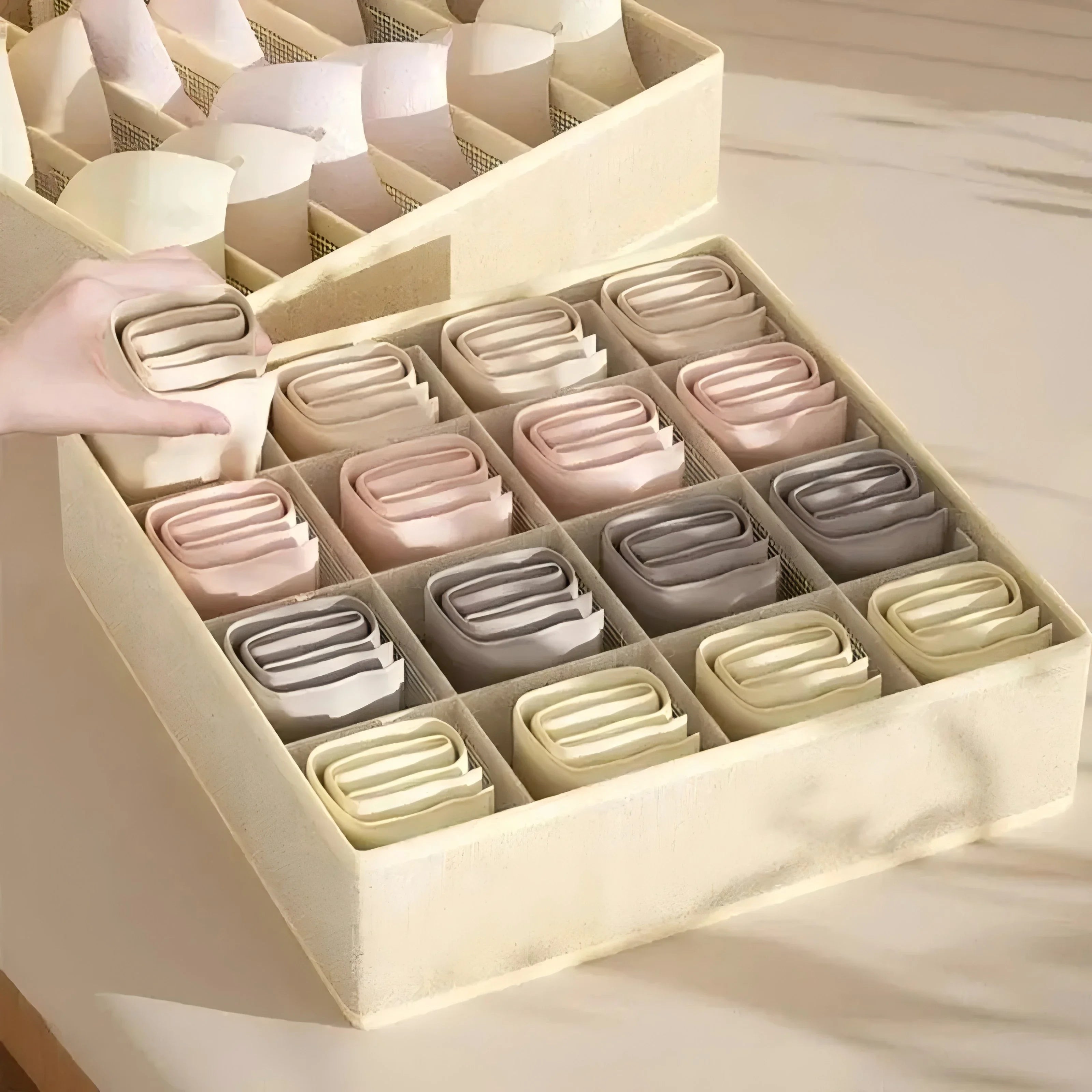 Cabinet Underwear Organizer Drawer Clothes Organizer Boxes Closet Organizer for Underwear Bra Socks Underpants Storage Organizer