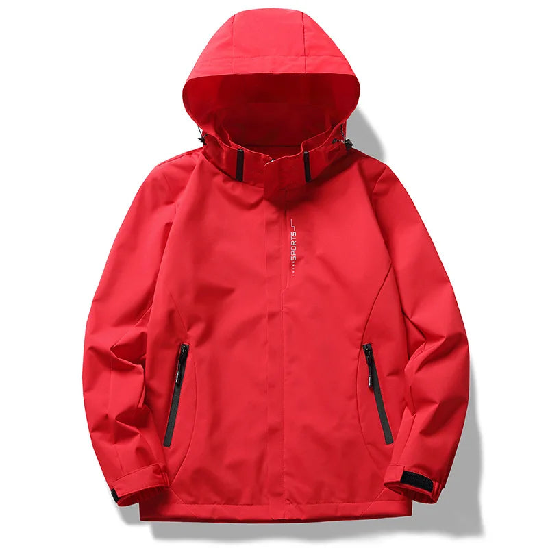 Couple Matching Hooded Jacket Stand Collar Thin Casual Outer Top For Men And Women Suitable For Spring Autumn Outdoor Travel An