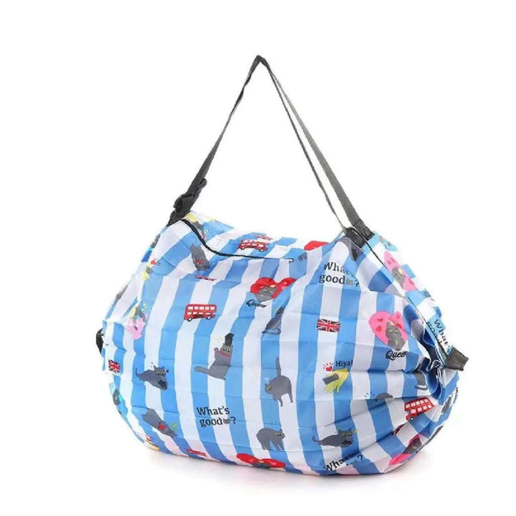 Portable Shopping Bag Large Capacity Foldable Storage Shoulder Bag Travel Handbags With Handle Outdoor EDC Camp Beach Bag