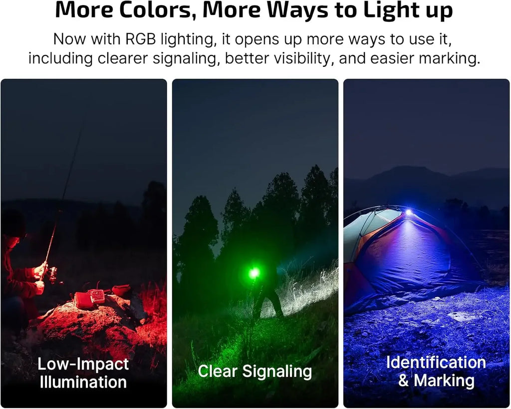 OLIGHT Oclip Pro S EDC Flashlight Clip-on Light, 600 Lumens Type-C Rechargeable with White LED, UV and RGB, Flash Lights