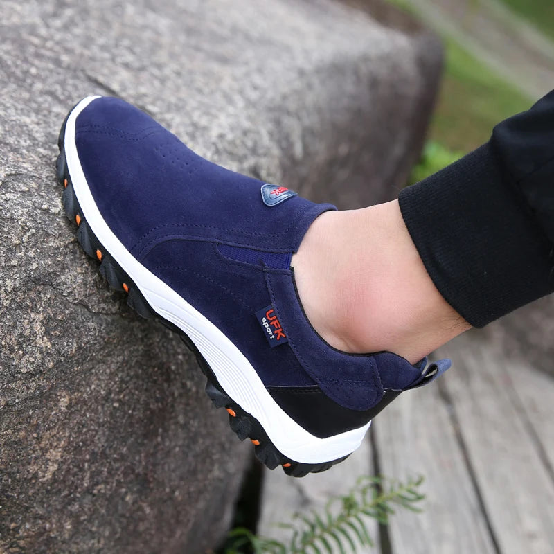 2023 New Casual Shoes Men's Sneakers Fashion Outdoor Walking Loafers Comfortable Shoes Men's Shoes Lightweight Plus Size 50