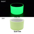 5M Green Luminous Safety Warning Strip Glow In The Dark Tape Self-Adhesive Stickers For Stage Stair Steps Home Marking Exit Sign