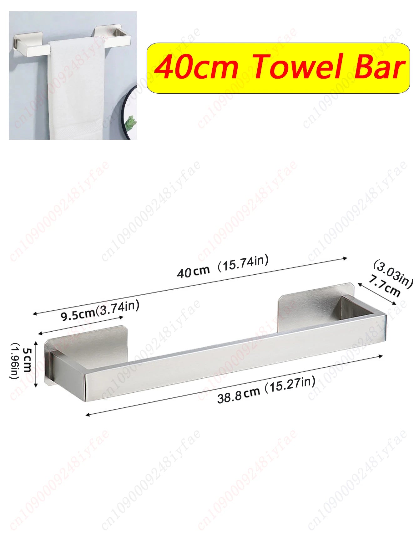 1-5PCS Towel Holder Bathroom Towel Bar Hanger Toilet Paper Holder Dispenser Wall Hooks Robe Key Hooks Hardware Accessories Set