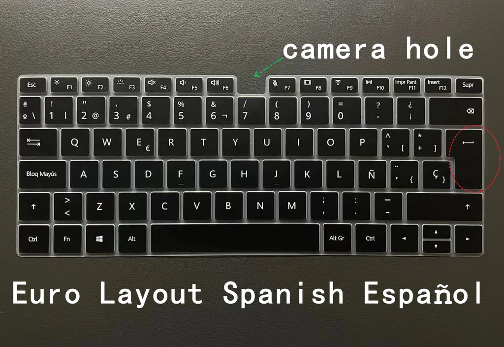 Russian Spanish  for HUAWEI Matebook 14 2023 2022 2021 2020 2019 14.0 inch  matebook14  Mate book 14 Laptop Keyboard Cover Skin