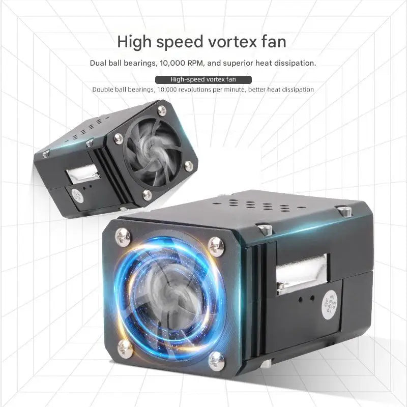 1.8 Inch Bi LED Projector Headlight with Halo Laser Lens High Power Dual Lamp Cup Dual Beam Retrofit Matrix Car LED Bulb Upgrade