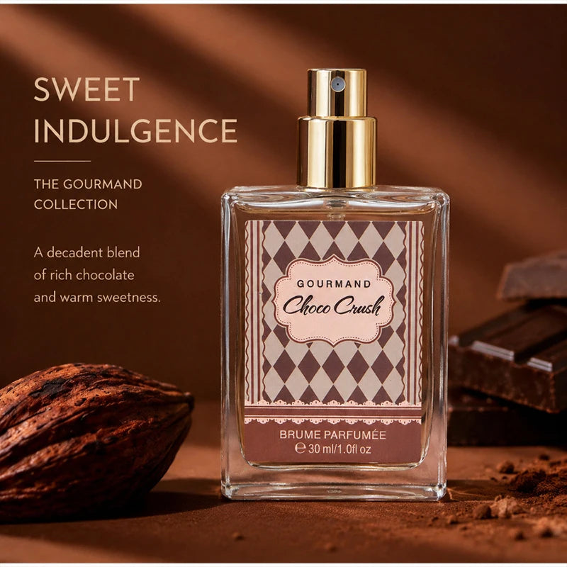 Chocolate-shaped Gourmet Perfume 30ml Sweet Caramel Marshmallow Vanilla Eau De Toilette Long-lasting Fragrance женские духи