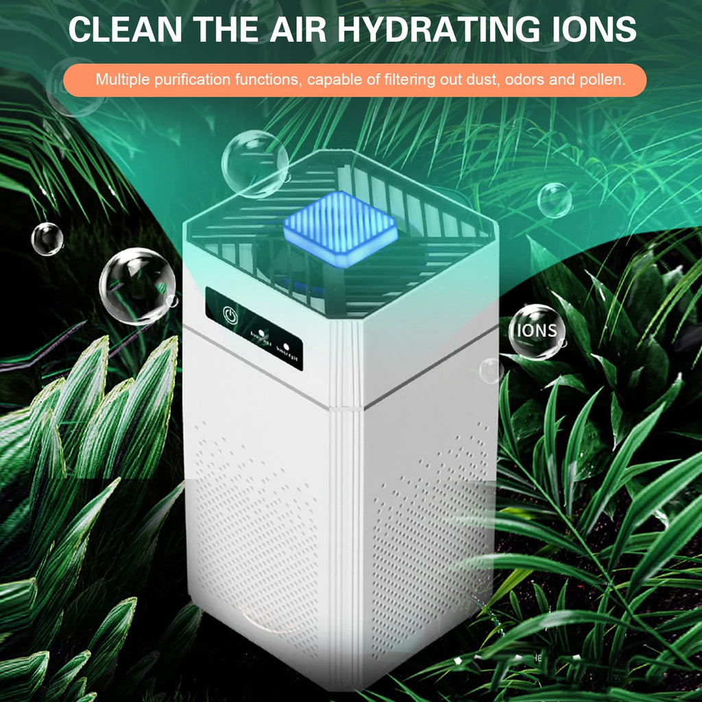 Adjustable Odor Eliminator 3 Modes Household Silent Purifiers Intelligent Indoor Negative Ion Purifier for Office & Home Car