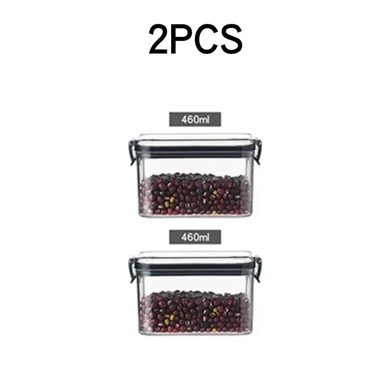 Kitchen Food Storage Containers Organizers for Pantry Fridge Organizer Jars With Lid Plastic Storage Container Spices Boxes