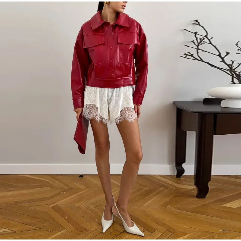 Sexy Lace High Waist Shorts Women Fashion Patchwork Loose All-match Party Short Pants Female 2026 Fashion Summer Bottom Lady