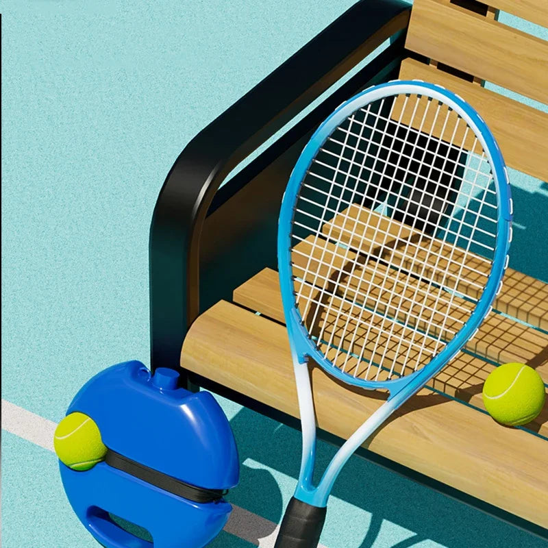 1-20pcs Heavy Duty Tennis Training Aids Base With Elastic Rope Ball Practice Self-Duty Rebound Tennis Trainer Padel Accessories