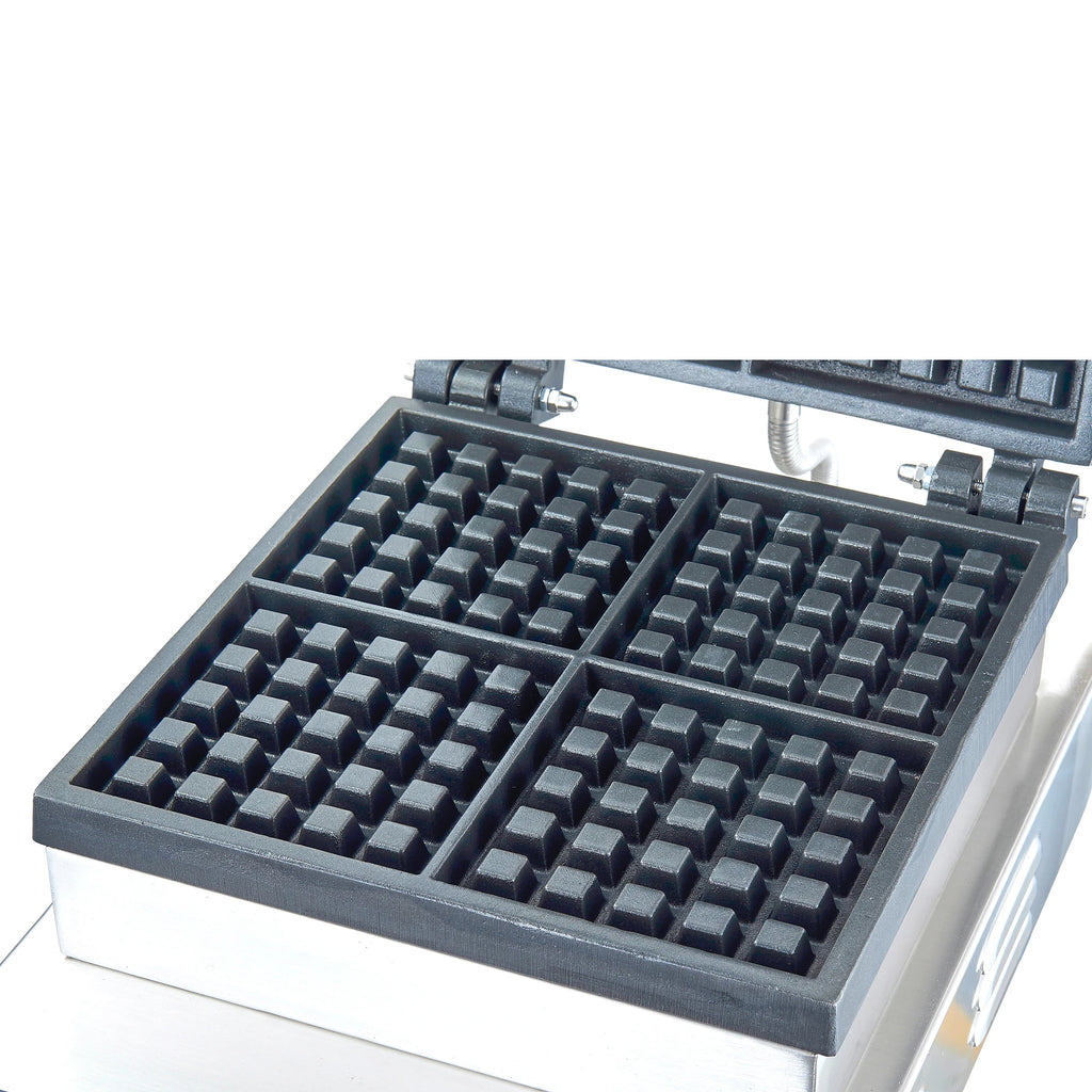 Croffle Maker Commercial Honeycomb Shape Waffle Making Machine Electric 4 Slice Square Waffle Maker