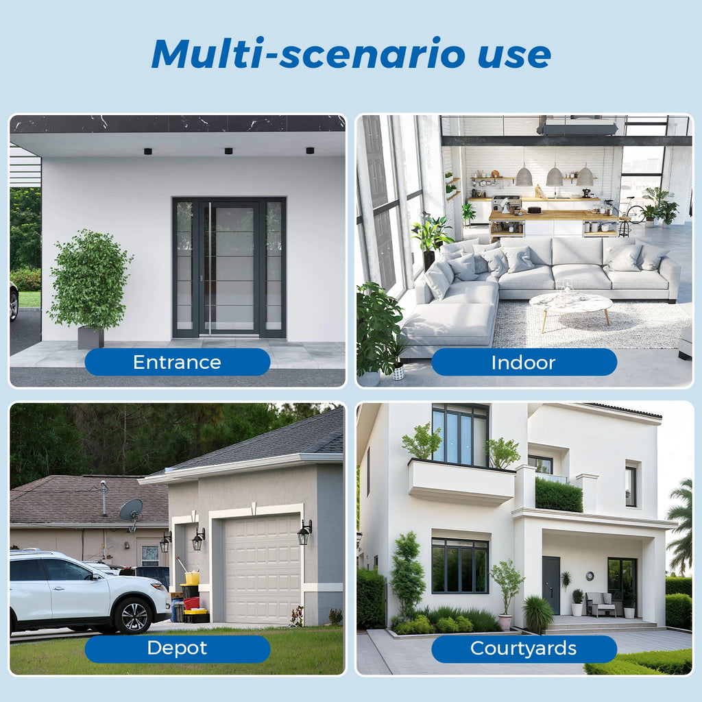 8MP WiFi Camera PTZ Dual Screens Auto Tracking Night Vision CCTV Surveillance Camera Outdoor 4MP Security IP Camera icsee