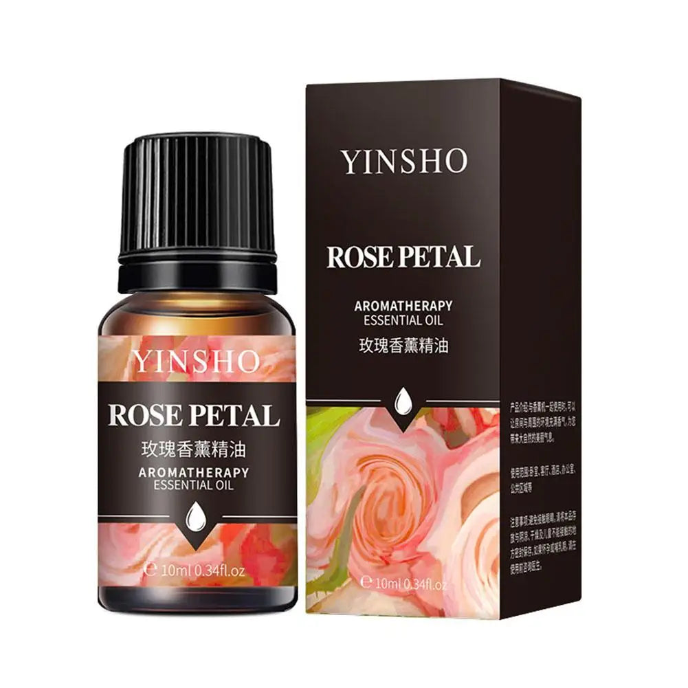 16 Flavors Essential Oils Water-soluble Lavender Rose Car Air Fresheners Perfume Refill Aroma Diffuser AirHumidifier Home 10ML