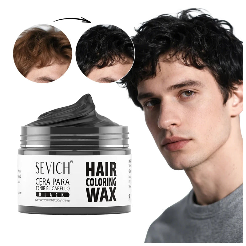 Valentine's Day DIY Hair Dyed Mud Hair Colour Wax Easy To Wash Coloring Cream One-time Hairs Beard and Eyebrows Colour Products