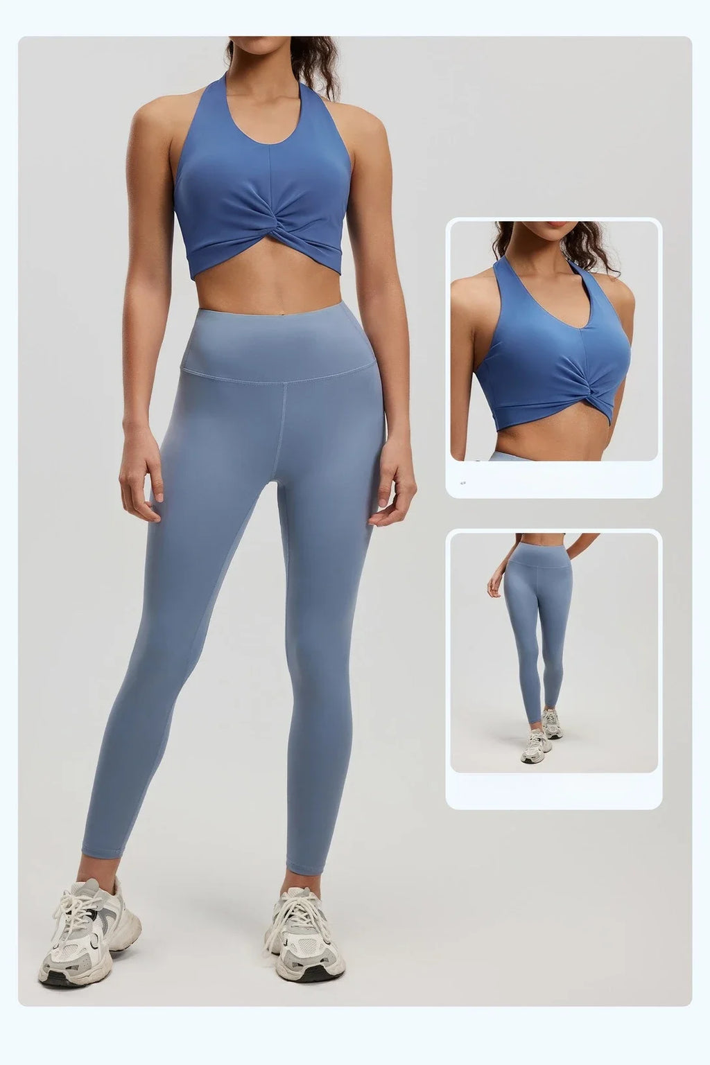 2026 NEW Women's High Elastic Breathable Yoga Vest Neck Back Sports Underwear Double-Sided Brocade with Detachable Chest Pad