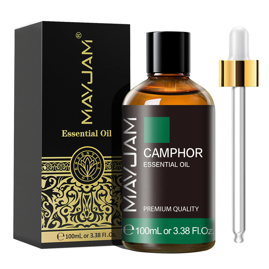 MAYJAM 100ML Essential Oils For Humidifier Diffuser Lavender Sandalwood Sweet Orange Tea tree Camphor Vetiver Aromatic Oil