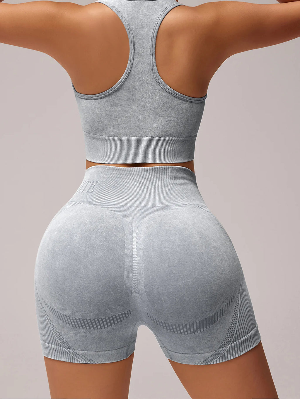 Women Sand Wash High Waist Tummy Control Butt Lifting High Stretch Slim Yoga Shorts Wear Outside Run Gym Workout  Sports Pants