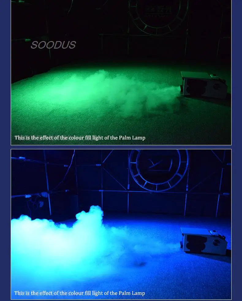1500W Ground Fog Machine Smoke Stage Effect Equipment for Show Wedding Banquet Concert DJ Performance