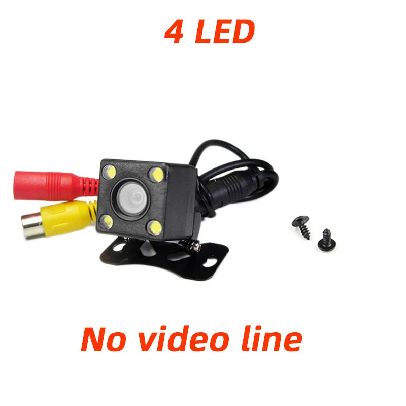 Car Rear View Camera Optional 4/8/12 LED Camera HD Night Vision Support Display to Assist car Parking and Reversing