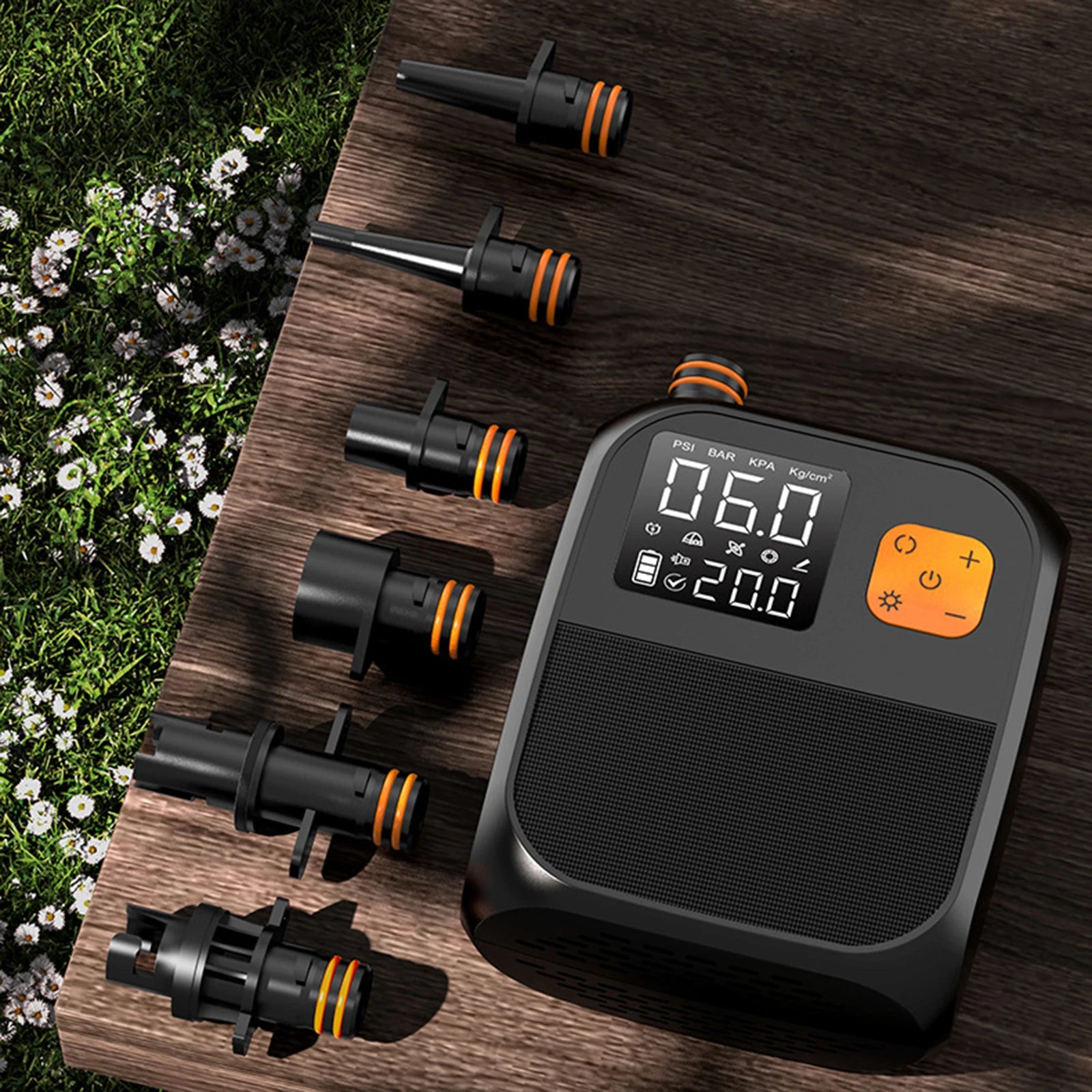 SUP Air Pump Rechargeable Paddle Board Pump 25PSI Portable Electric Pump for Inflatable Stand Up Paddle Board Kayaks Boats