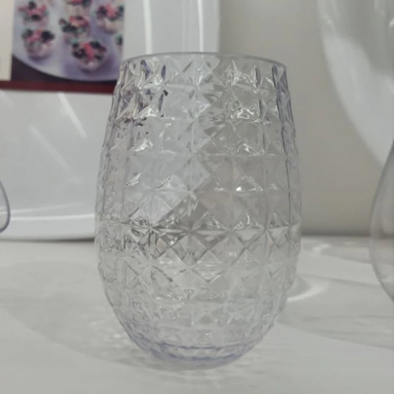 12oz Wine Glasses Whiskey Cocktail Juice Drinking Plastic Cups Unbreakable Reusable and Recyclable for Outdoor Pool Party Picnic