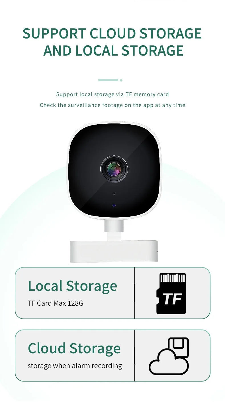 5MP WiFi Security Camera, 2K HD Smart Home Monitor with Night Vision & Motion Detection, 2.4GHz Camera