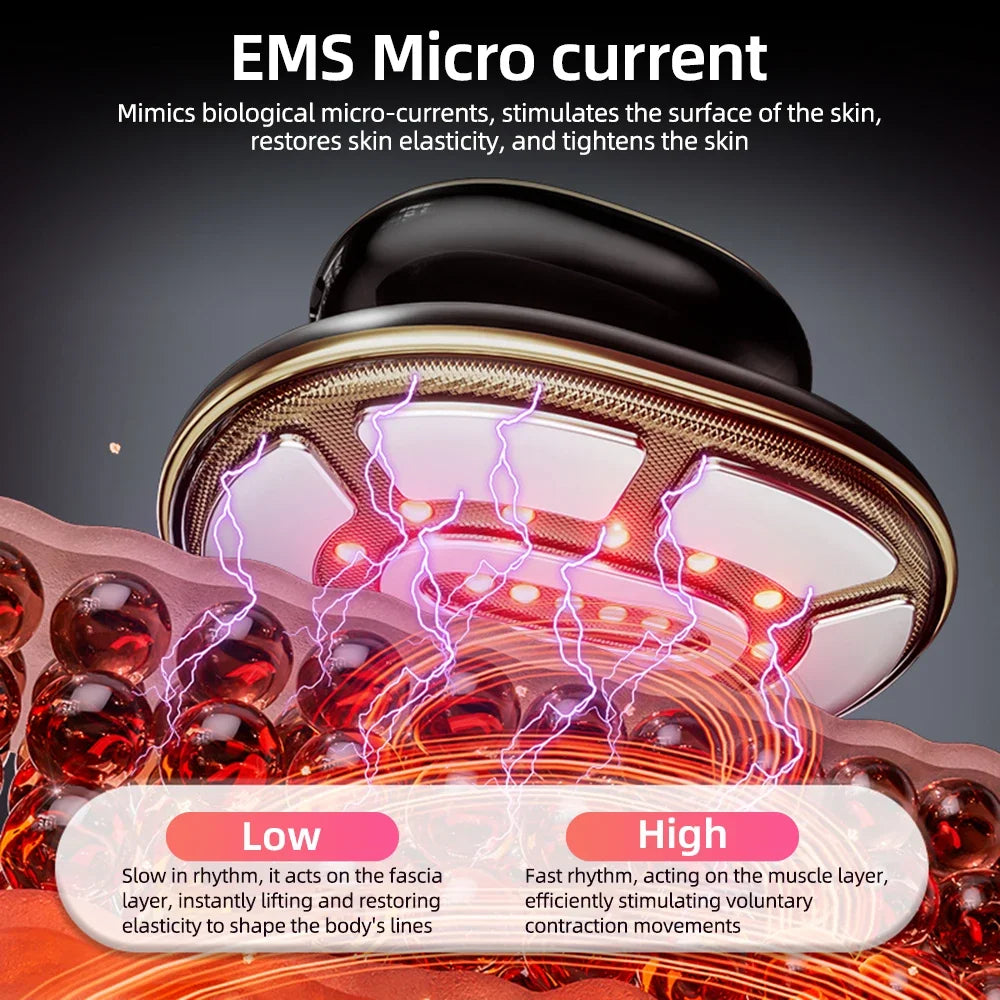 4 in 1 Electric Body Slimming Massager Cellulite Remover EMS RF Radio Frequency Body Sculpting Machine Weight Loss Cordless