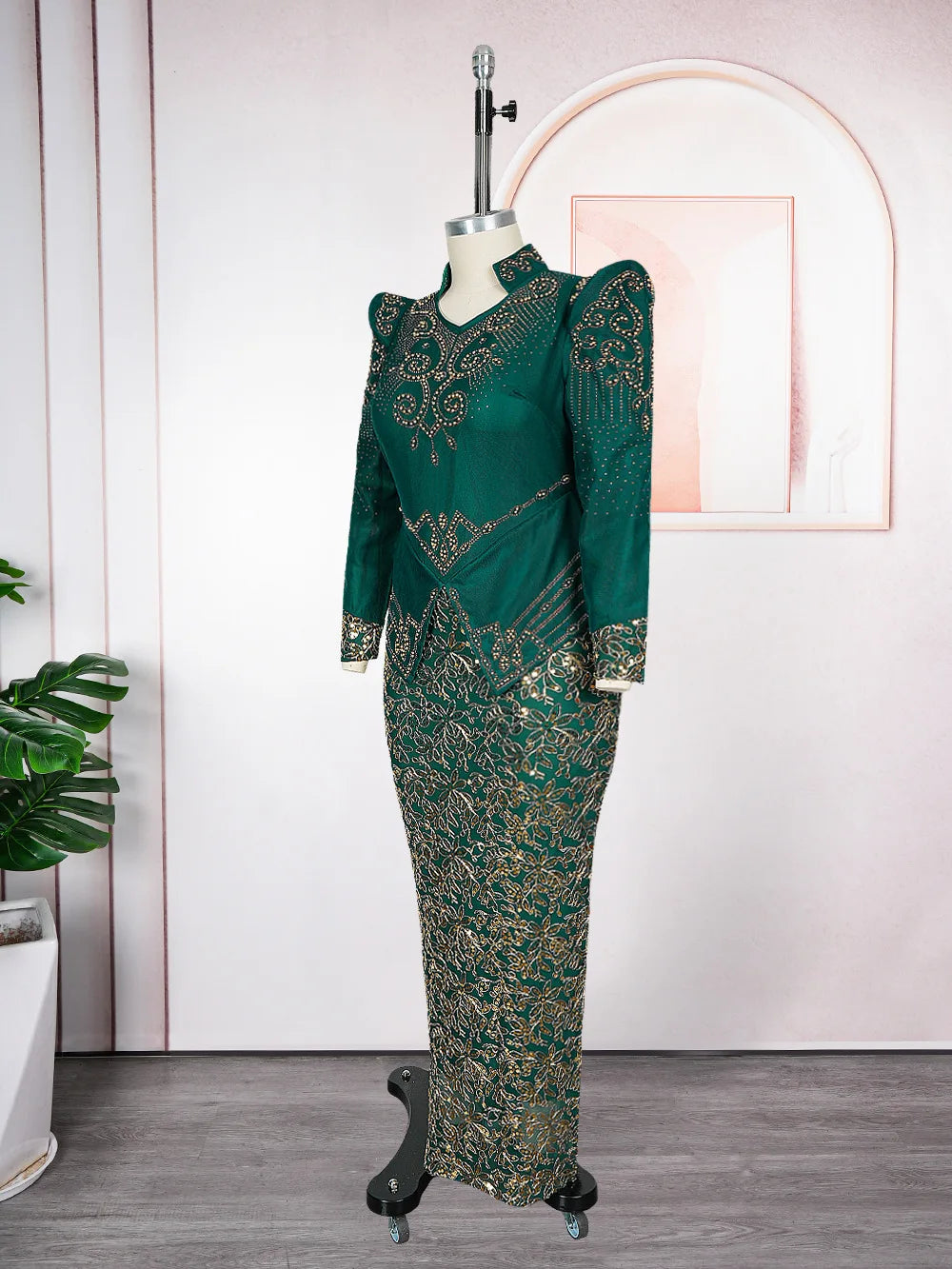 Party Evening Dresses Elegant Women Luxury Bodycon Maxi Dress Long Sleeve Robes Africa Clothes Birthday Wedding Prom Ladies Gown