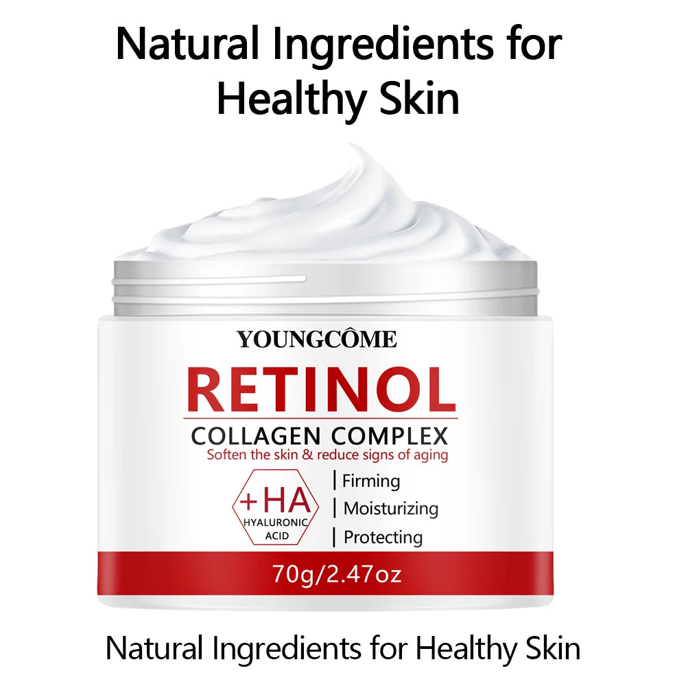 Retinol Collagen Facial Care Moisturizing Cream Deep Hydration Suitable for dry Aging Face Cream Moisturizing Skin Repair