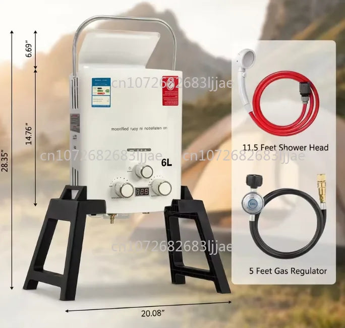2026 new outdoor water heater for RV portable gas water heater camping water heater