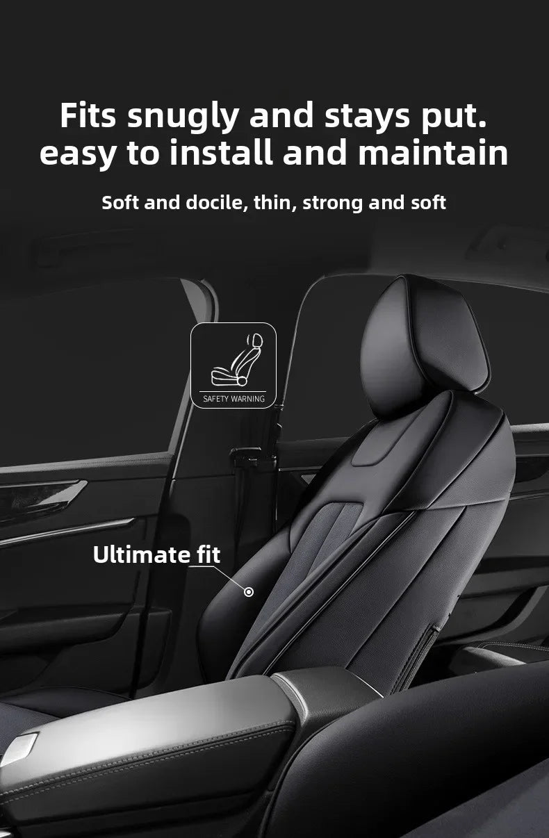 Custom Fit Full Luxury Car Seat Cover Car SUV Full Seat Set Perforated Genuine Leather for Various Models Contact Seller JJ208
