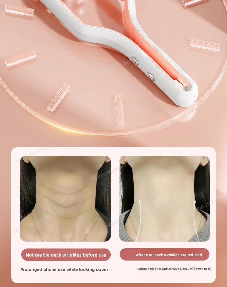 roller facial massager EMS micro current three-level intensity adjustment care rechargeable skin management device facial massa
