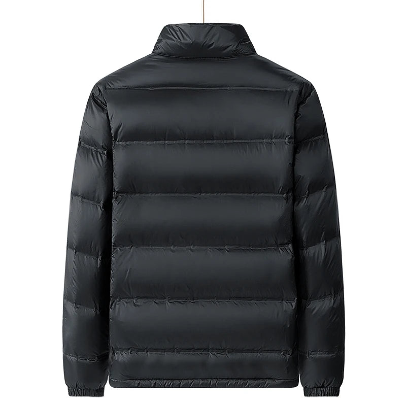 Men Winter Stand Collar Down Jacket Warm Windproof Coat Men Casual Lightweight Puffer Jacket Waterproof High Quality jacket Male