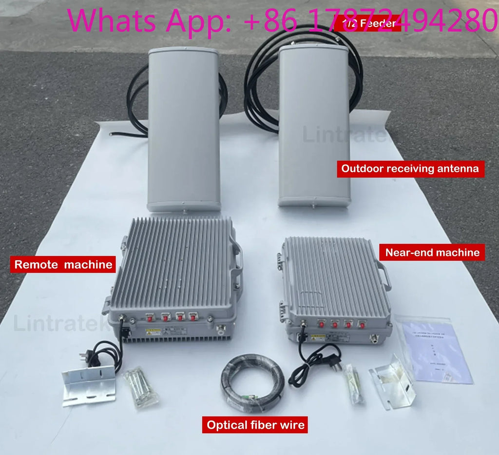 hot sale Lintratek Optical Fiber Repeater 2G 3G 4G 5W  Mobile Signal Cell Phone Optical Fiber Signal Repeater