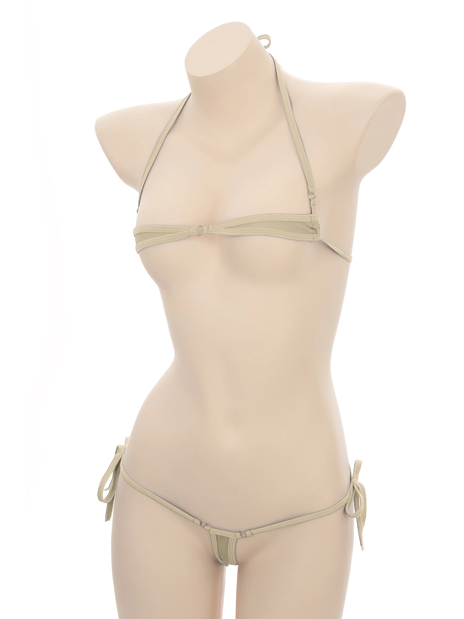 Bikini Swimsuit Outfits for Women Sexy Micro Mini Bikini Set Bandage Bra Thong Two Piece Swimwear Beachwear Bathing Suit Femme