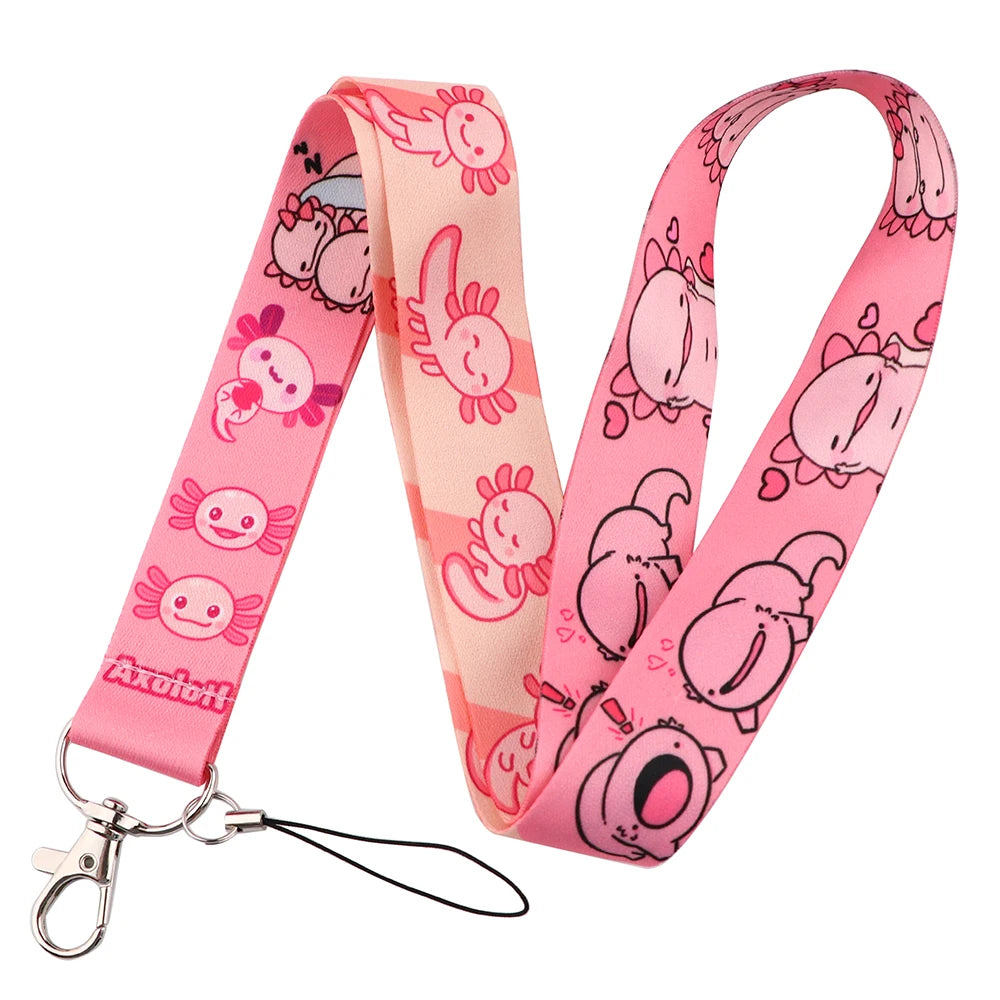 100 Designs Cute Art Lanyard for Keys Chain Badge Holder ID Credit Card Pass Hang Rope Lariat Mobile Phone Charm Accessories