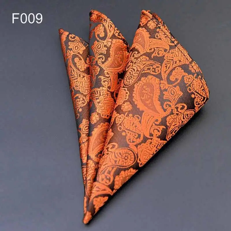 41 Colors Men's Handkerchief Plaid Dot Paisley Hankies Hanky Business Pocket Square Chest Towel 25*25CM