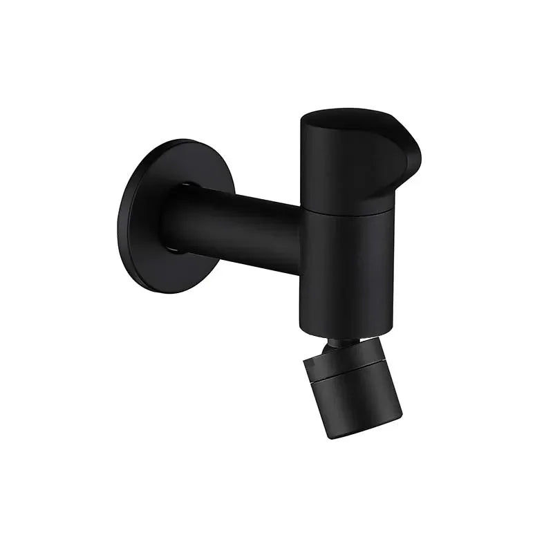 Free Swing Single Cold Faucet Wall Mounted Bathroom Hardware Mop Pool Water Tap with 1/2" Male Connection