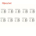 10pcs Invisible leg shortening device, adjustable anti slip hidden clip, suitable for jeans, no need for sewing clothes adjuster