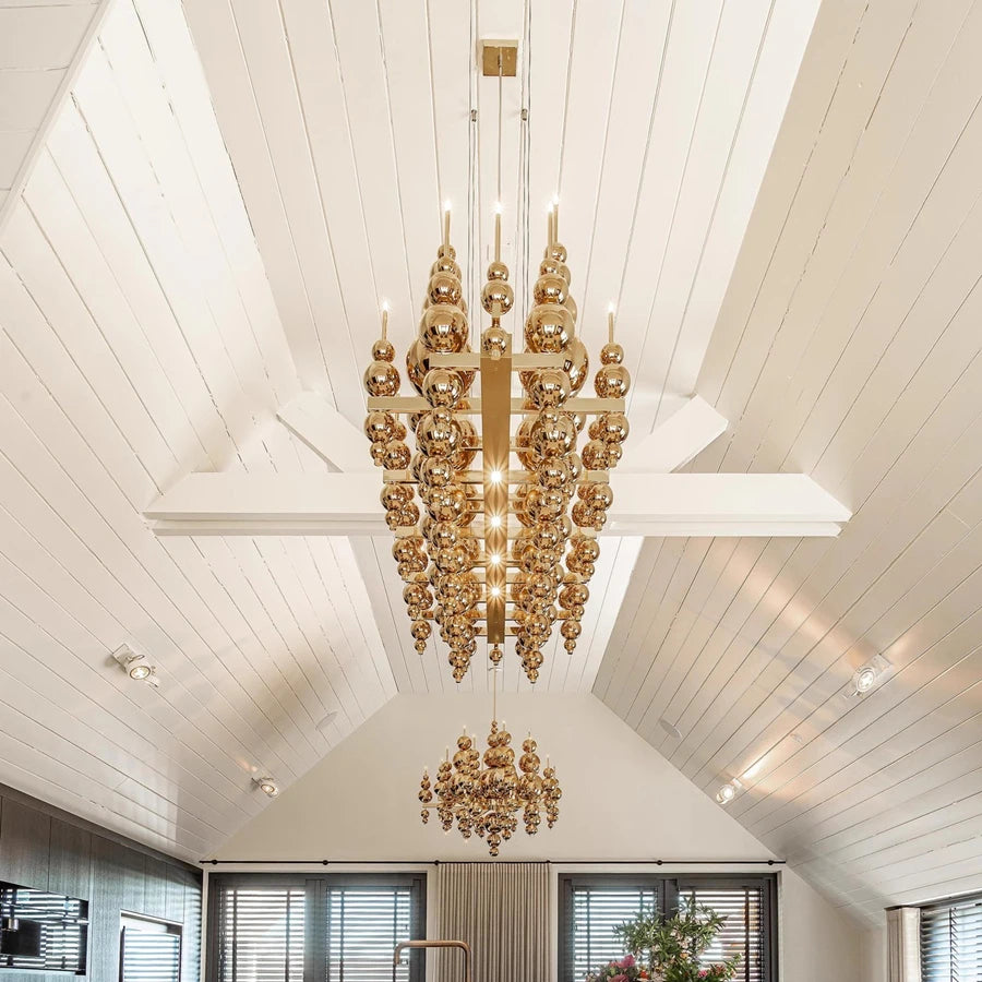 Luxury Living Room Black Chandelier Designer Tears From Moon Chandelier For Ceiling Restaurant Large Dining Table Hanging Lamp