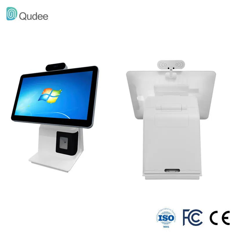 Intelligent Touch Screen POS Terminal With QR Code Scanner And Built In Printer For Supermarket And Restaurant