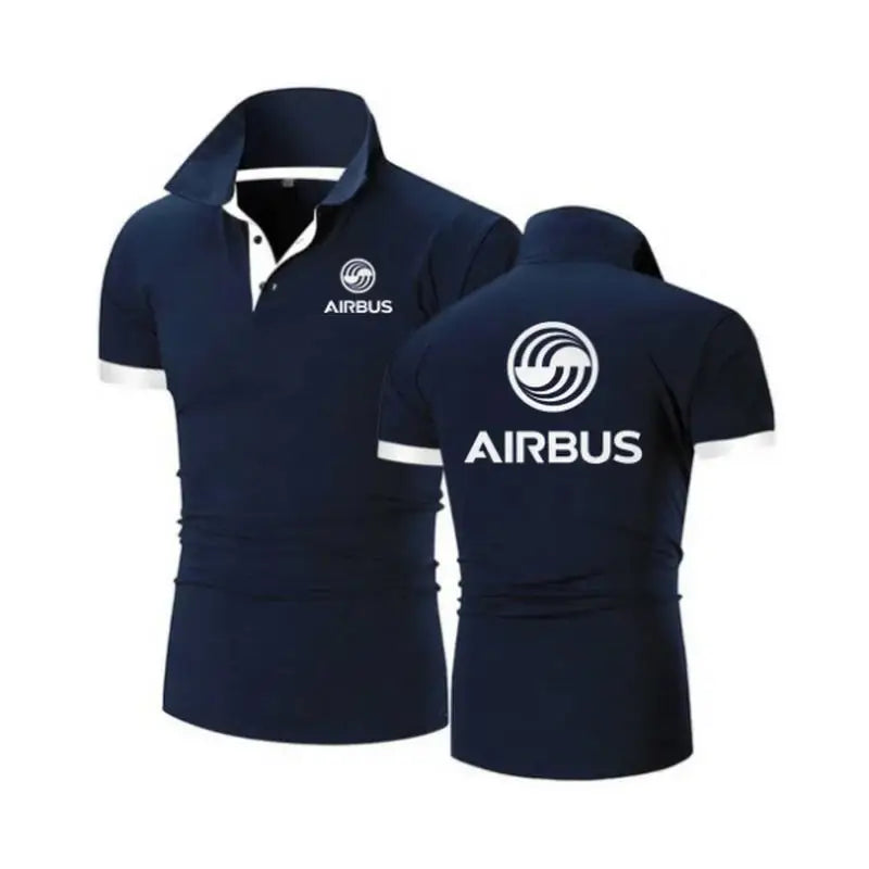 Polo Shirt AIRBUS AVIATION Flight Lapel TShirts Airbusfan A320 Man POLOS Tee Spring Summer Mesh Cotton Short Sleeve Mens Tops