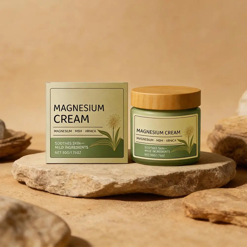 1-3Pcs  Magnesium Soothing Body Cream - Relieves Tension & Muscle Discomfort, Deep Moisturizing Joint Relief Cream for All Skin