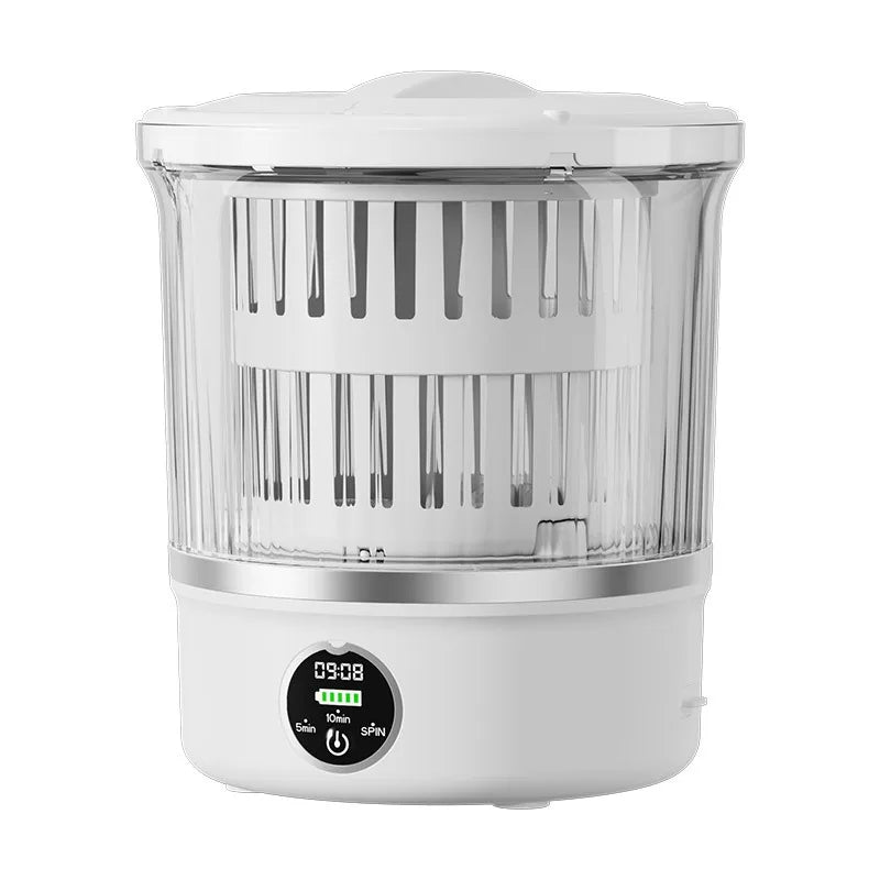 3L Mini Washing Machine Portable Home Clothes Socks Underwear Cleaning Washing Machine Travel Washing Machine with Spin Drying